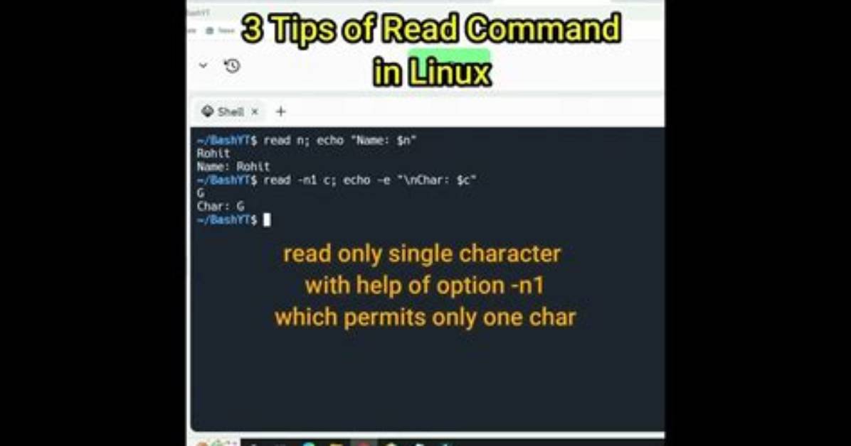 What Is Read Command in Unix?
