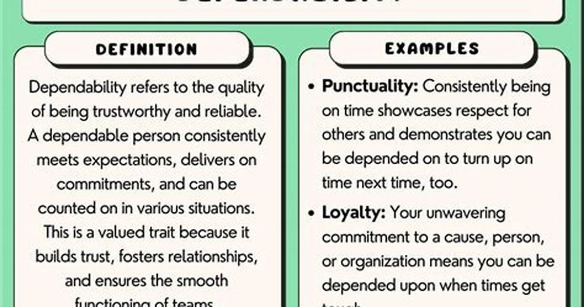 What Is Reliability and Dependability?