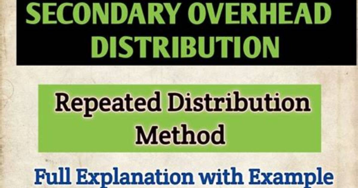 What Is Repeated Distribution Method