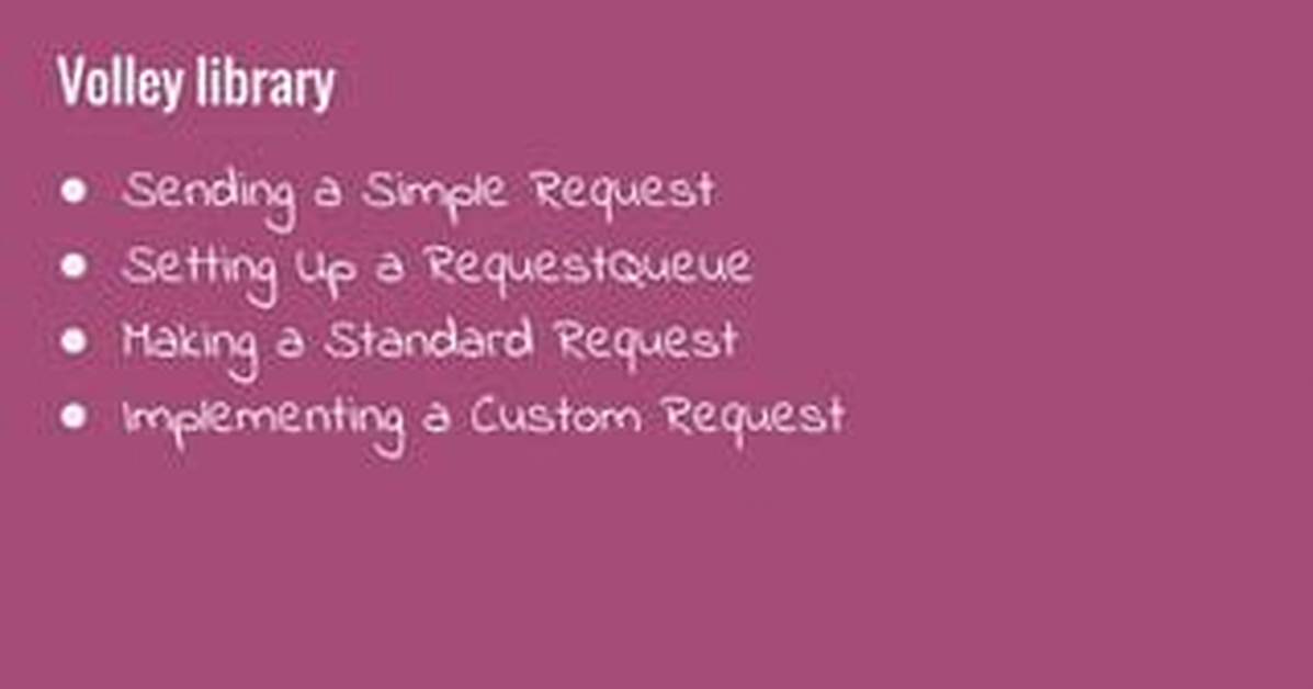 What Is Requestqueue in Volley