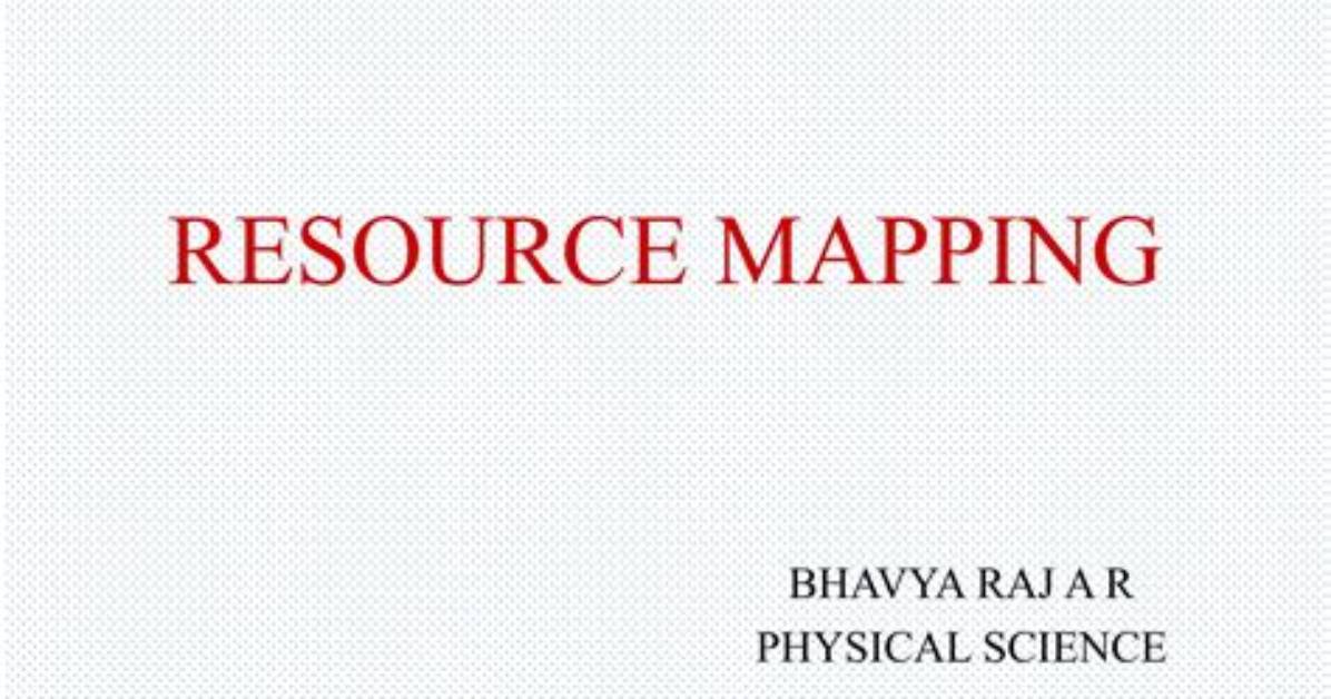 What Is Resource Mapping - Lisbd-Net. Com