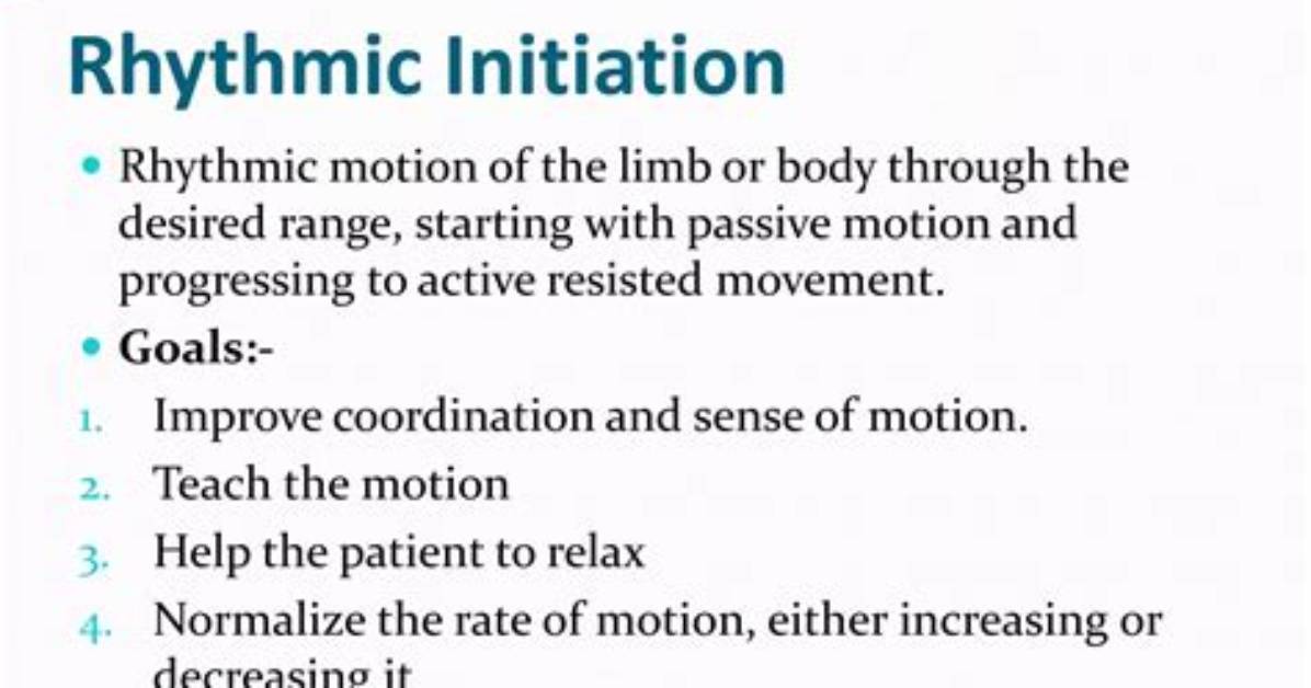 What Is Rhythmic Initiation