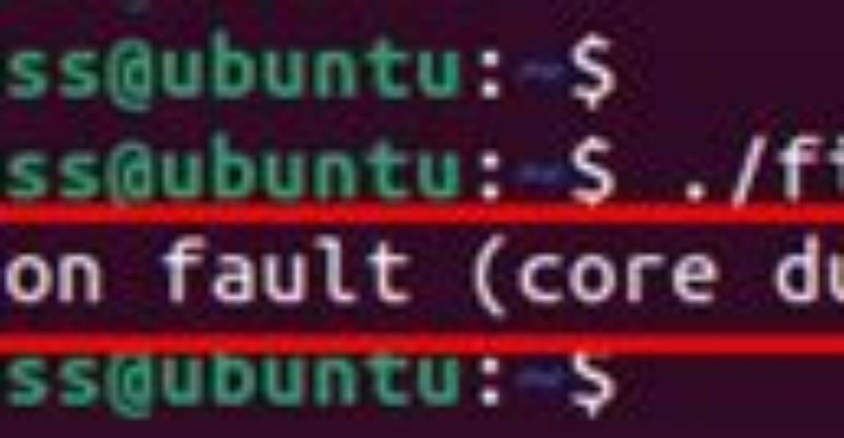 What Is Segmentation Error in Linux?