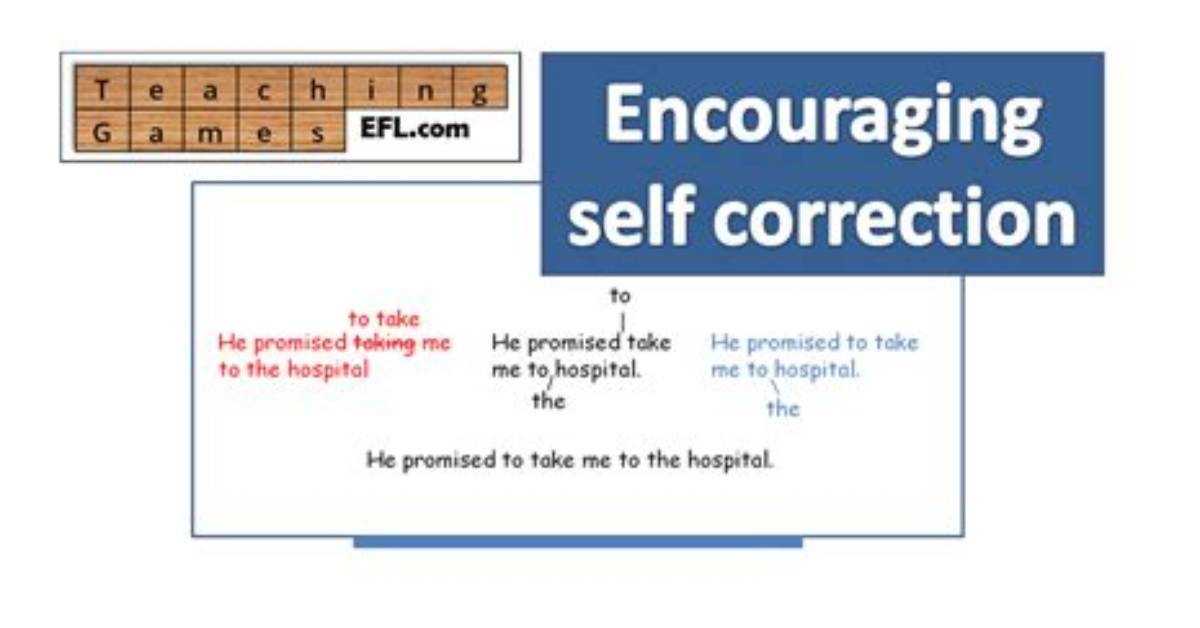 What Is Self Correction?