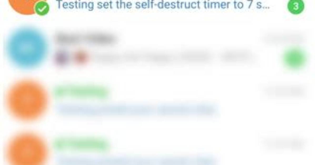 What Is Self Destructive Timer in Telegram?