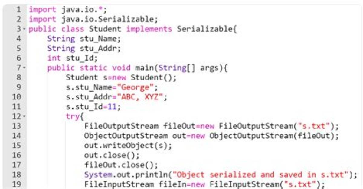What Is Serializable in Java? [Duplicate]