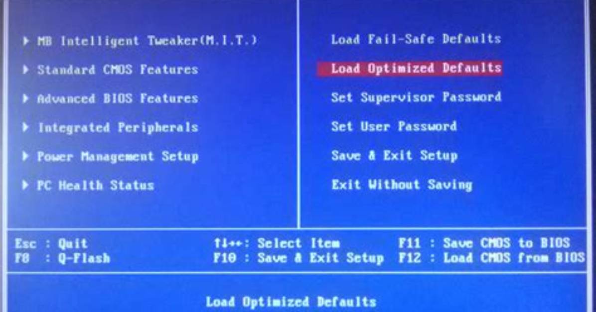 What Is Setup Defaults in Bios?