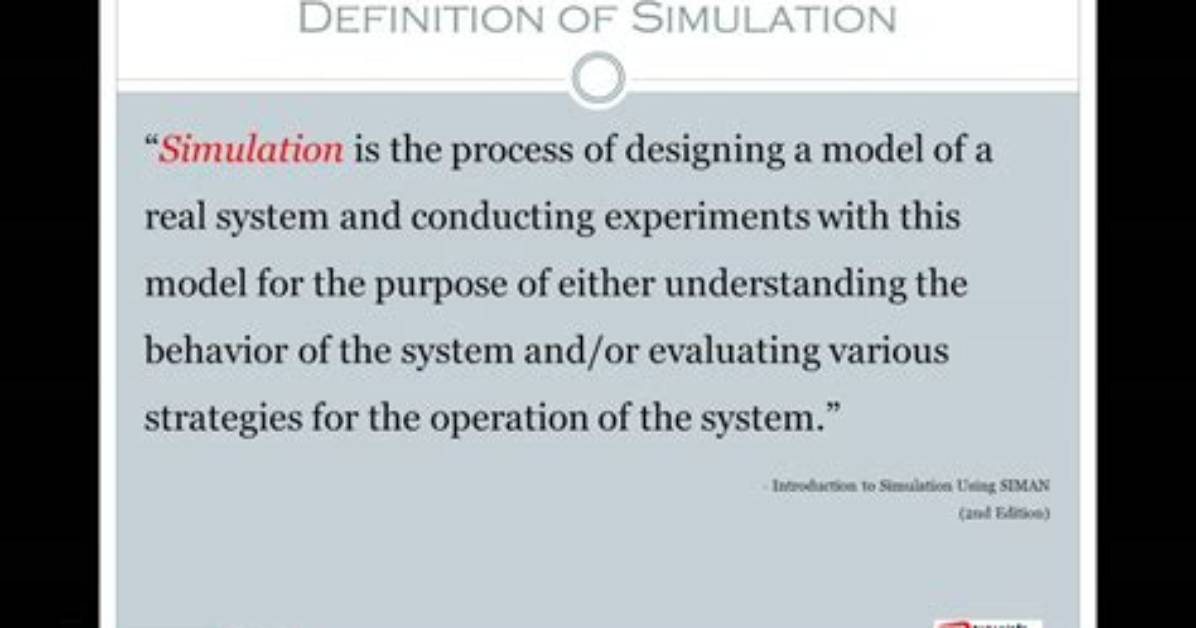 What Is Simulation Definition?