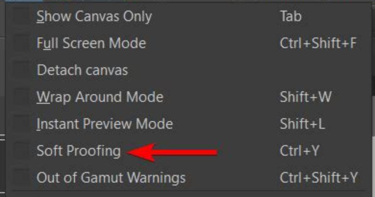 What Is Soft Proofing in Krita?
