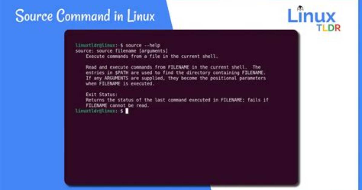 What Is Source Command in Linux?