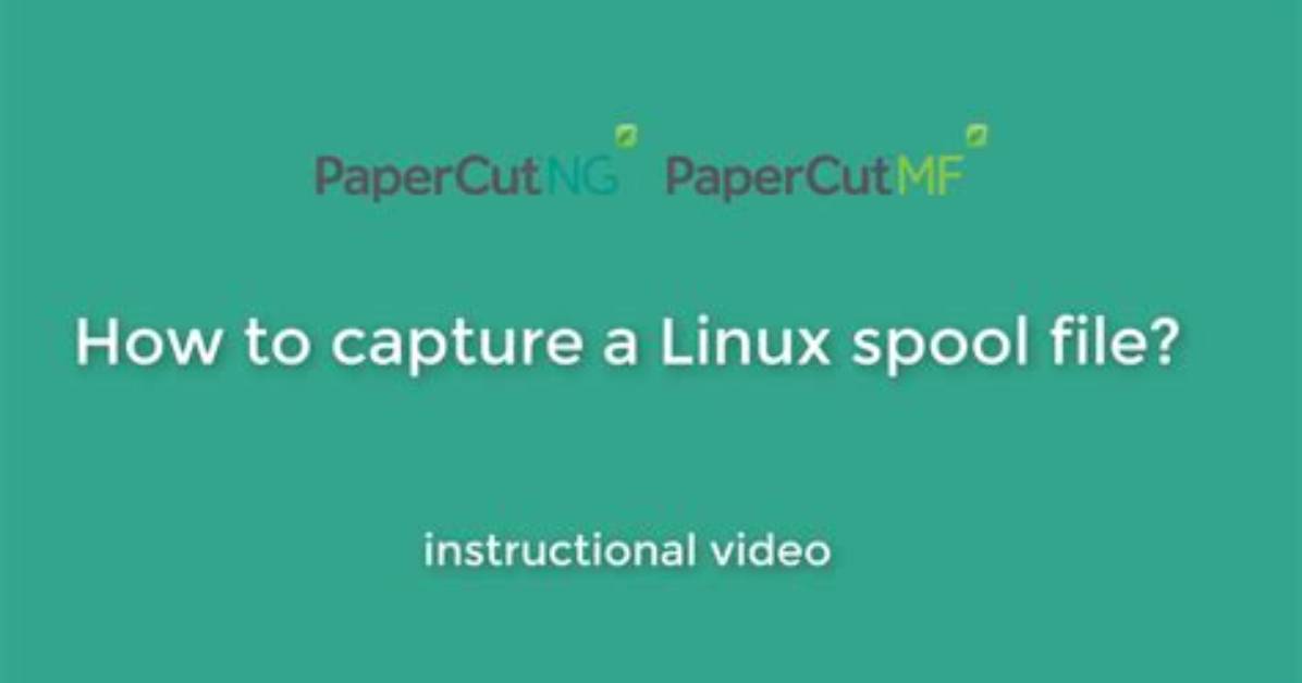What Is Spool File in Linux?