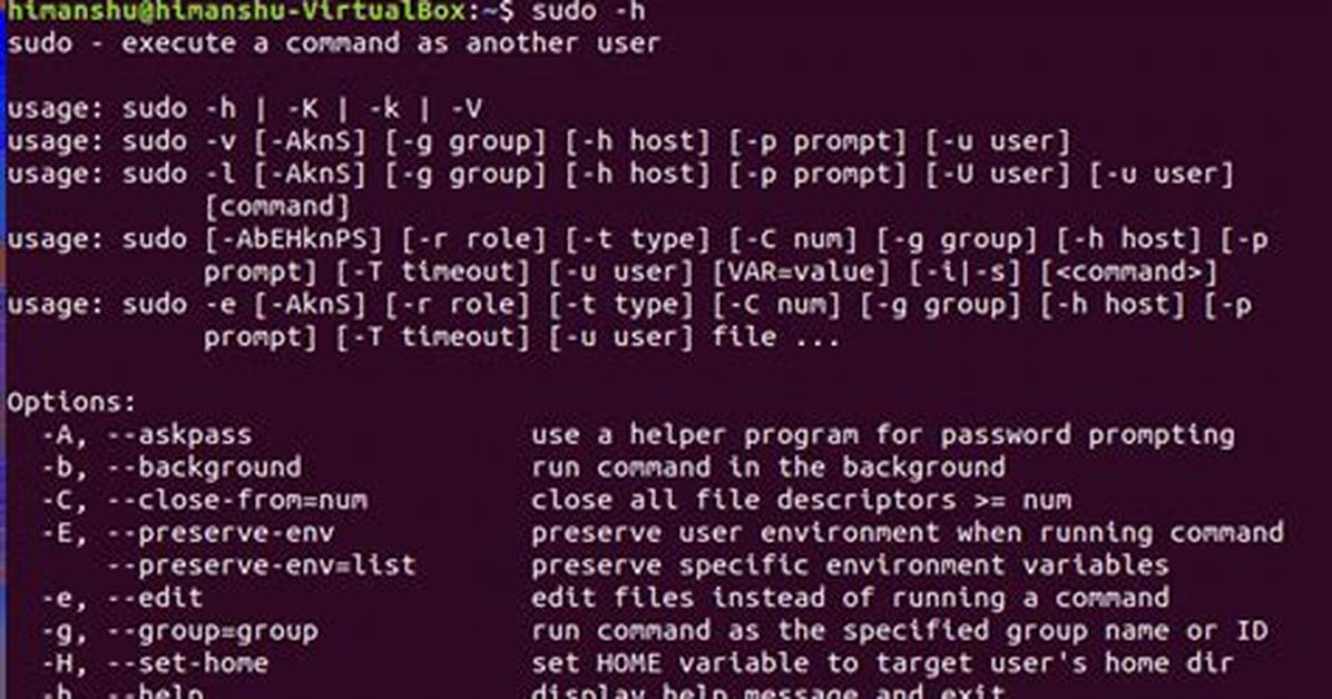 What Is Sudo in Linux Command?