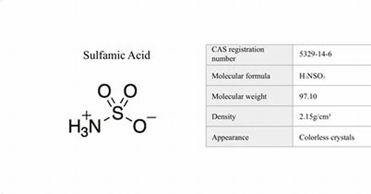 What Is Sulfamic Acid?