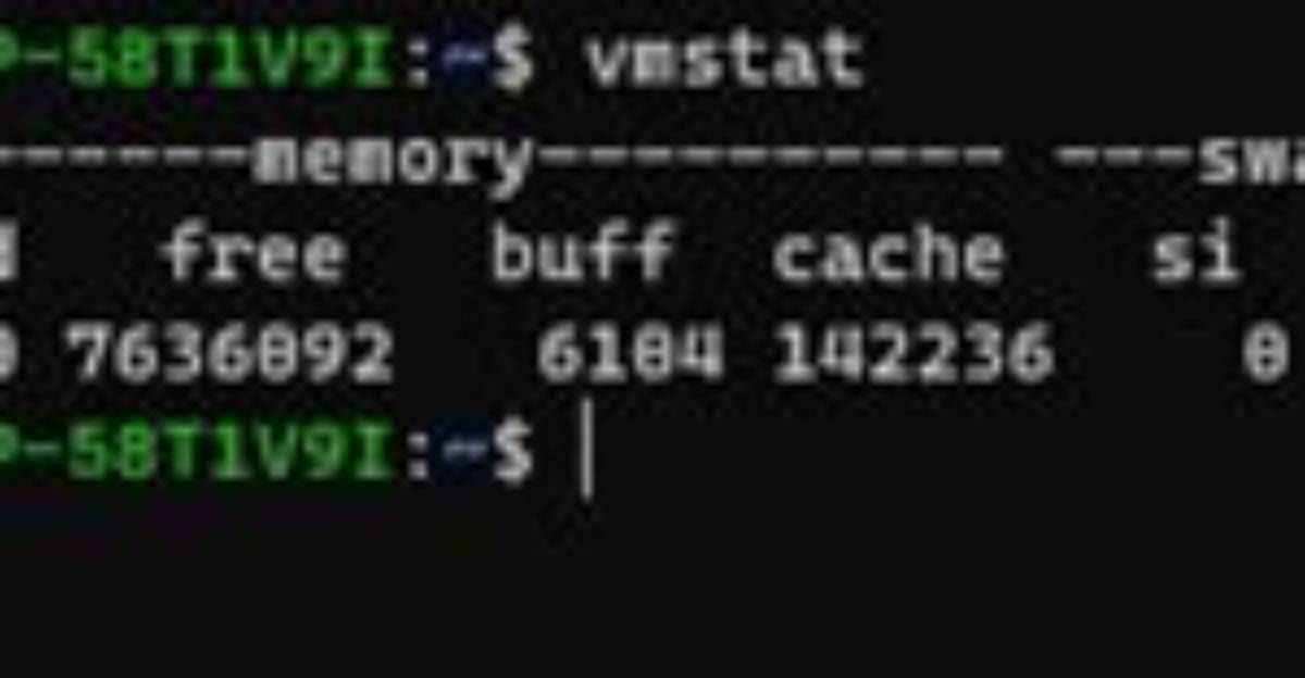 What Is Swpd in Vmstat