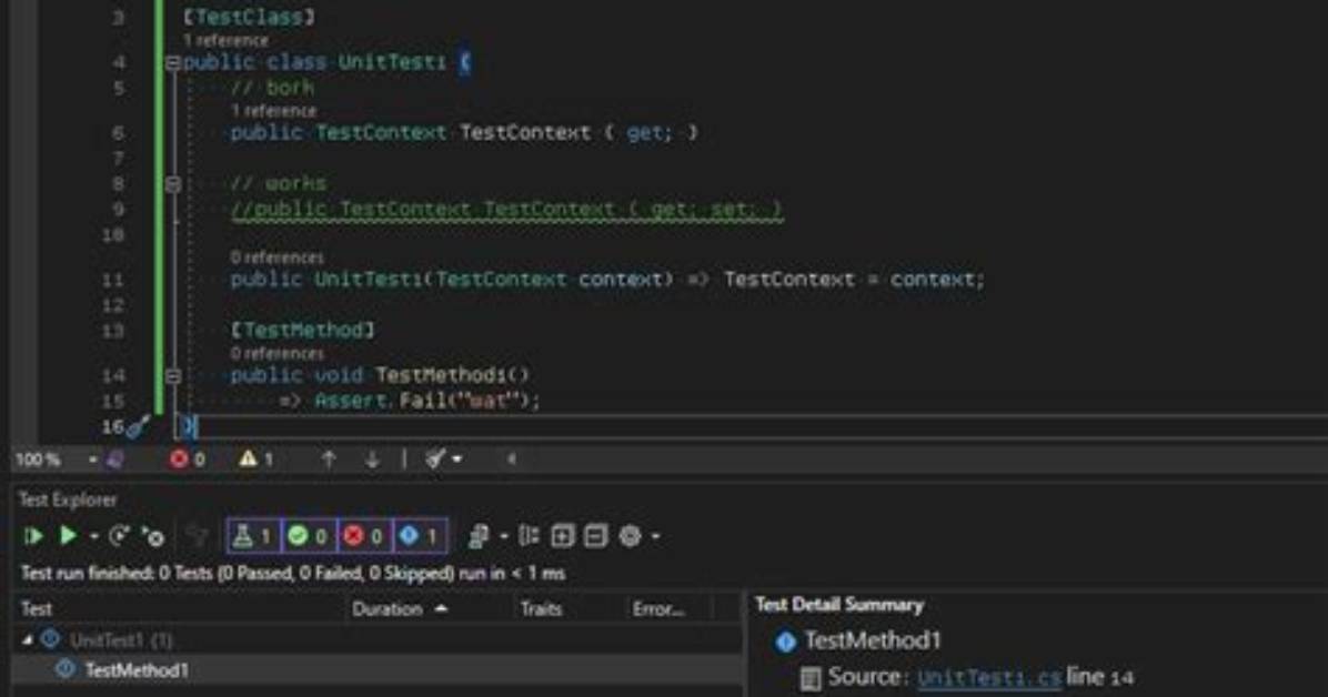 What Is Testcontext in C#