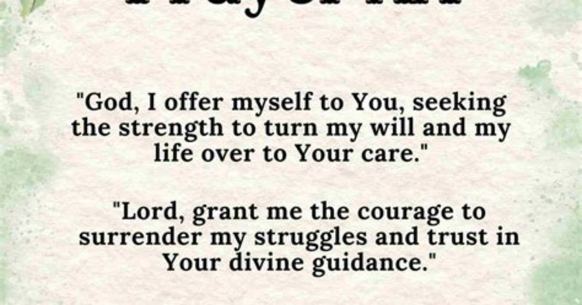 What Is the Aa Prayer