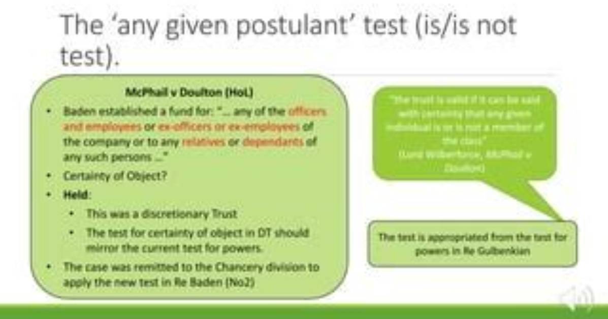 What Is the Any Given Postulant Test?