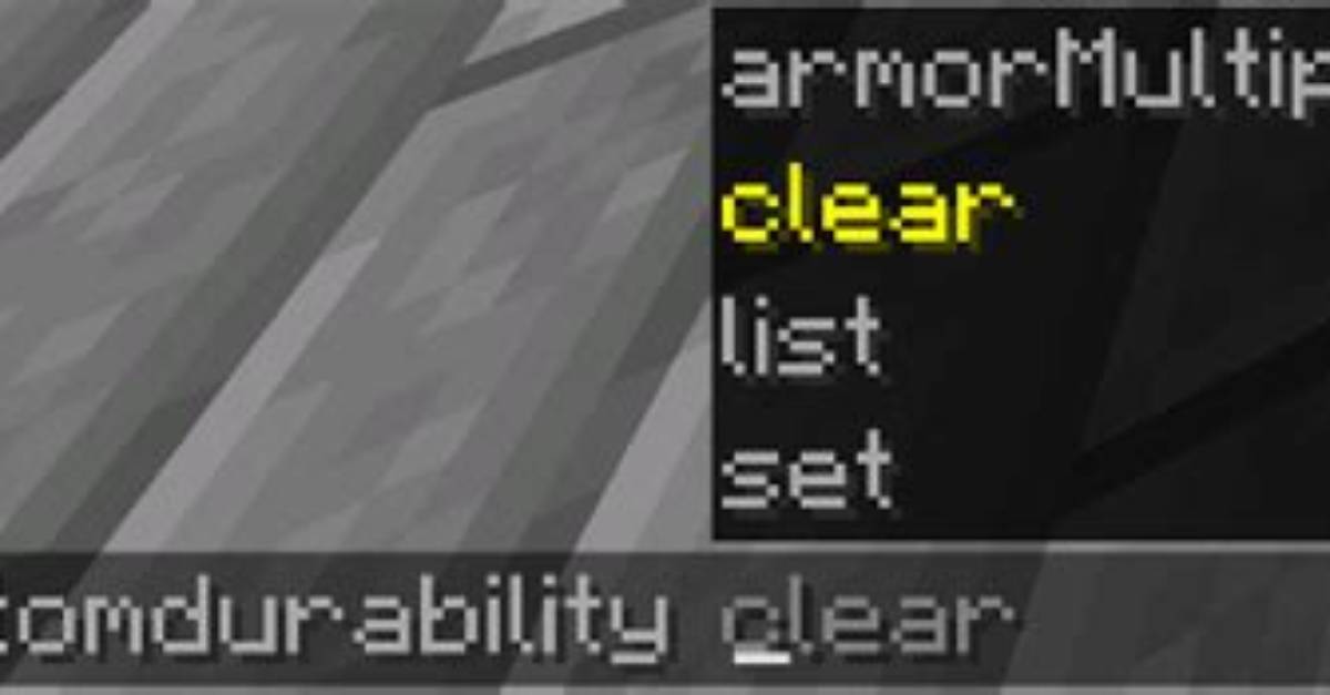 What Is the Command to Change Durability in Minecraft?