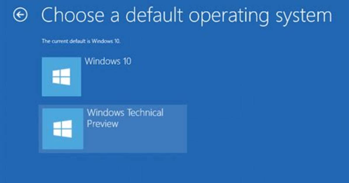 What Is the Default Operating System Entry?