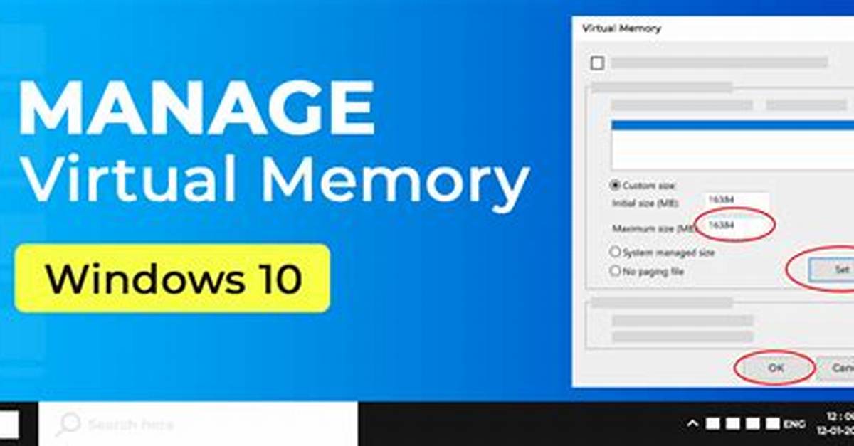 What Is the Default Virtual Memory for Windows 10?