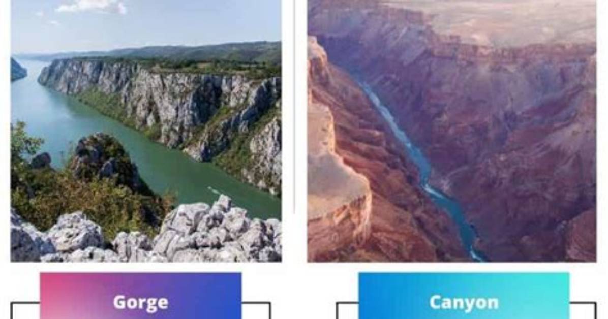 What Is the Difference Between a Canyon and a Valley
