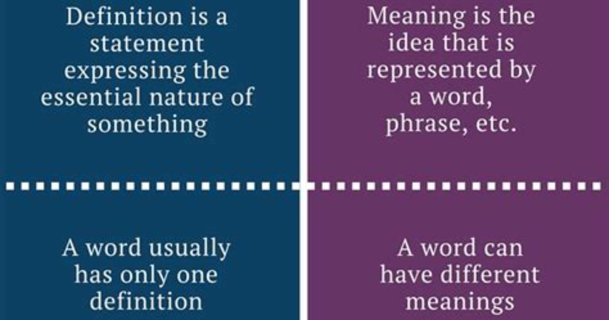 What Is the Difference Between a Definition and a Declaration?
