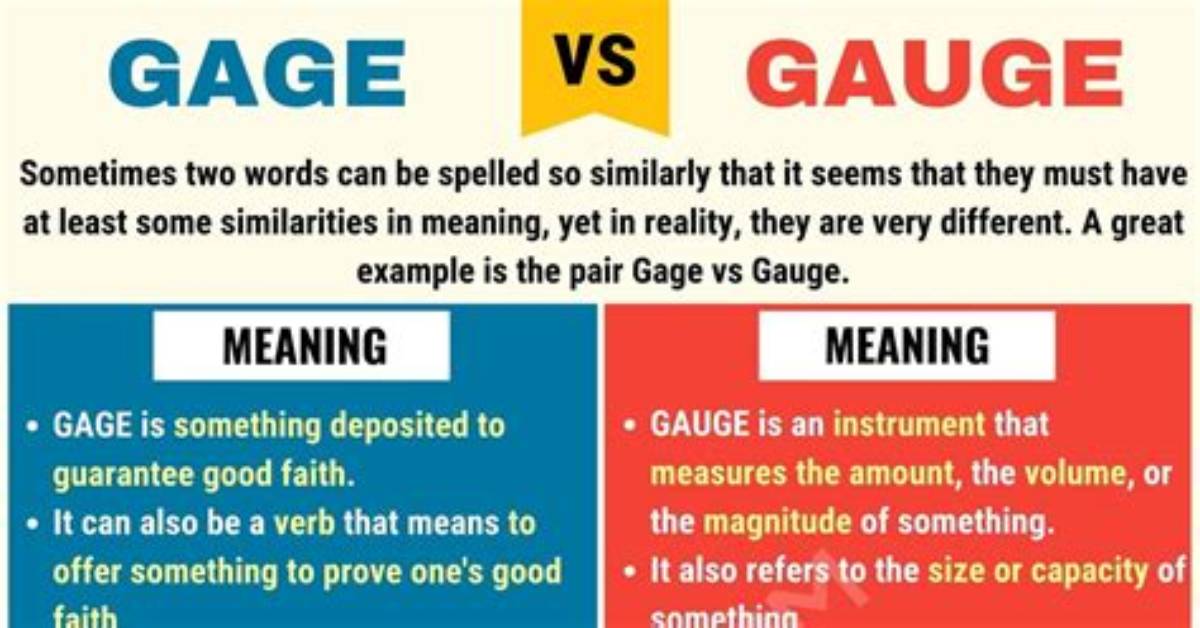 What Is the Difference Between a Gage and a Plum