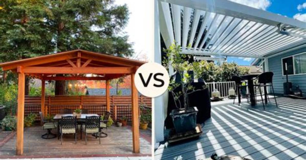 What Is the Difference Between a Pergola and a Pavilion