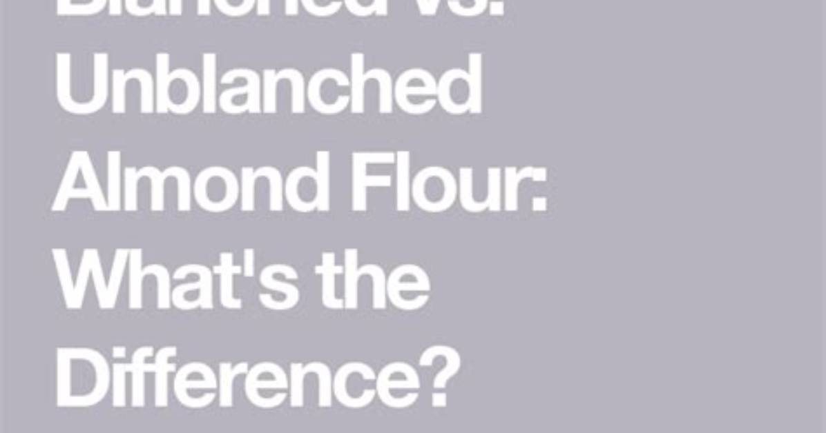 What Is the Difference Between Blanched and Unblanched Flour