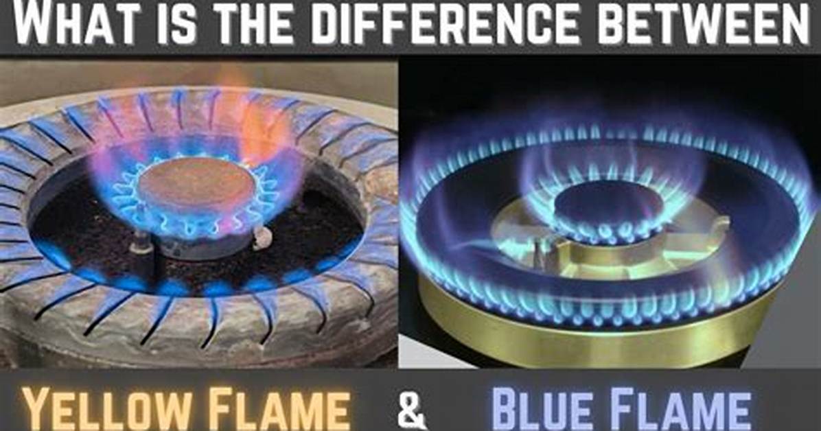 What Is the Difference Between Blue Flame and Yellow Flame