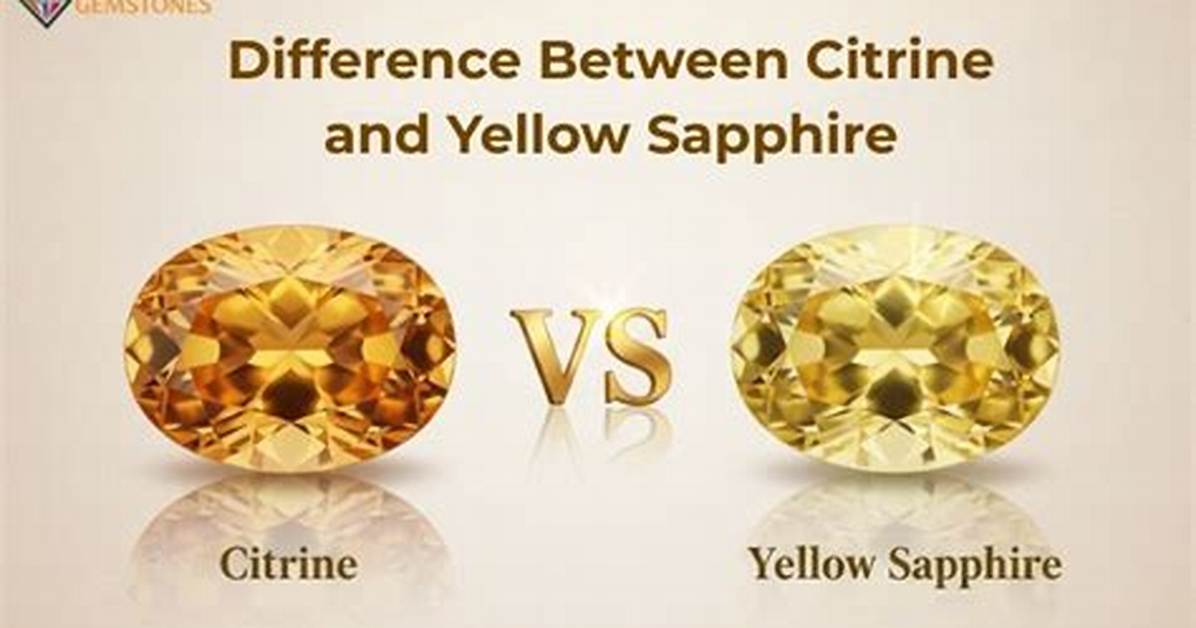 What Is the Difference Between Citrine and Lemon Quartz?