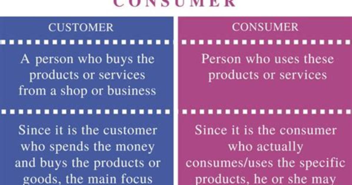What Is the Difference Between Consumer and Customer?