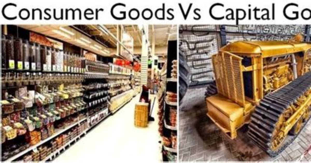 What Is the Difference Between Consumer Goods and Capital Goods