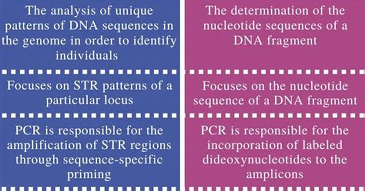 What Is the Difference Between Dna Profiling and Sequencing