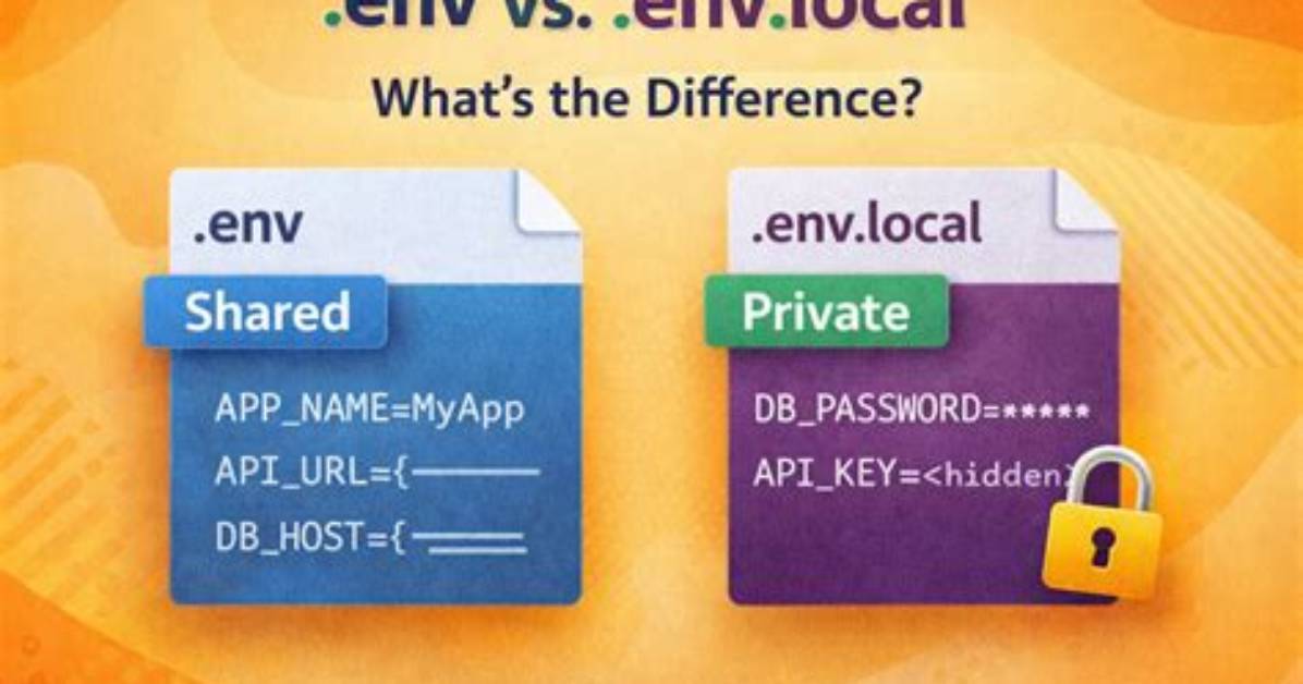 What Is the Difference Between. Env. Local And. Env. Development. Local?