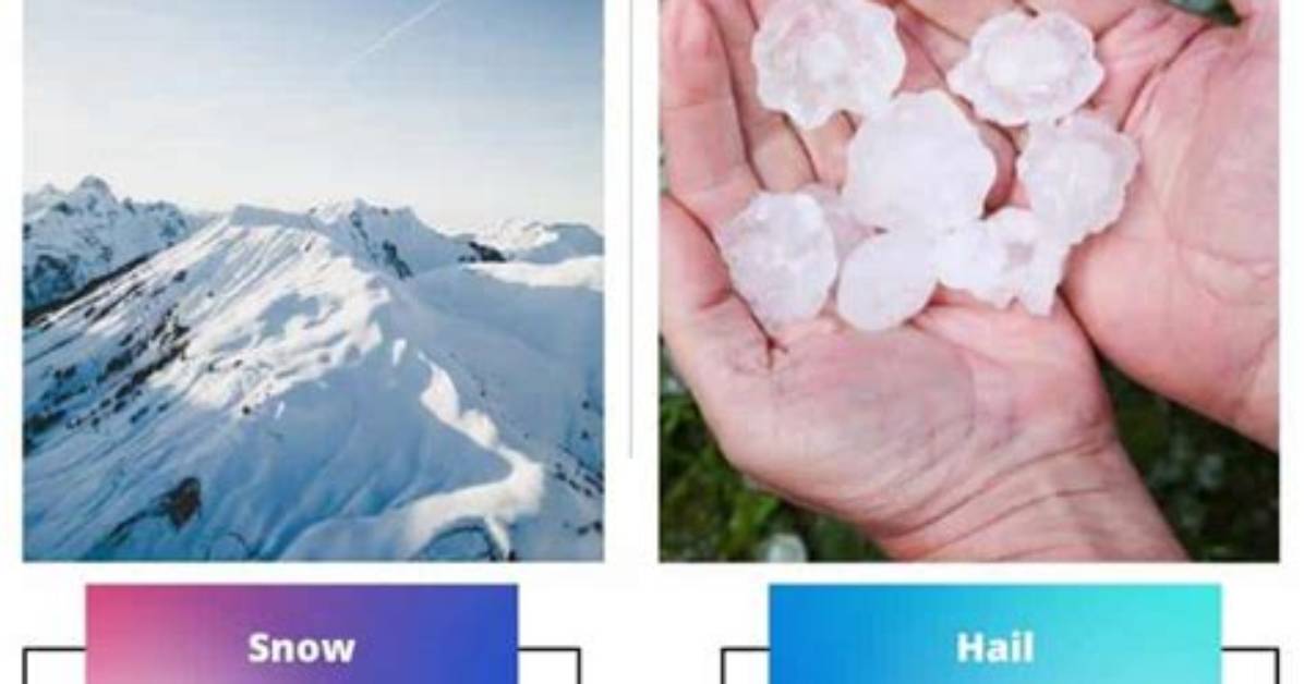 What Is the Difference Between Hail and Snow