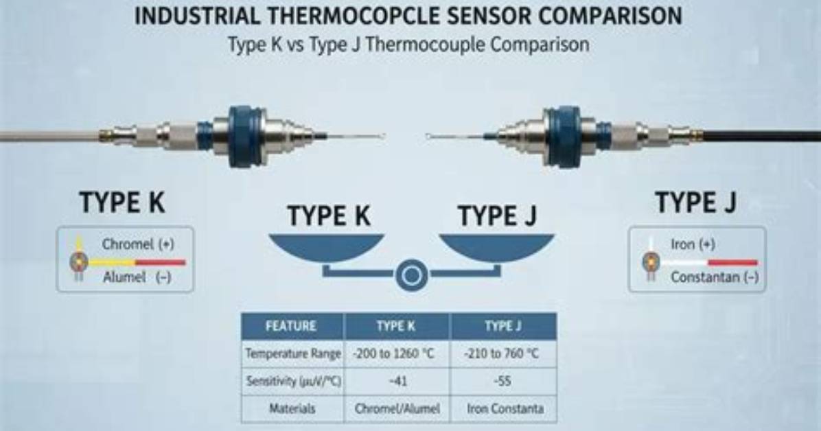 What Is the Difference Between J Type and K Type Thermocouples?
