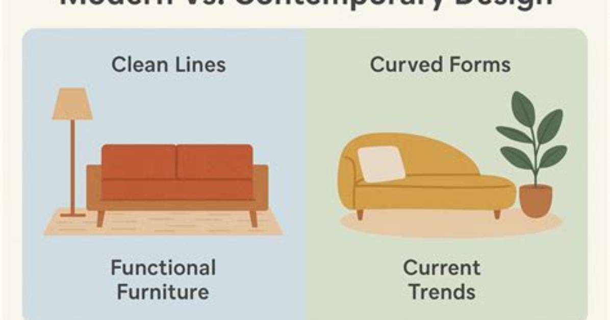 What Is the Difference Between Modern and Contemporary Design