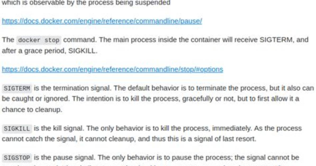 What Is the Difference Between Sigstop and Sigtstp?