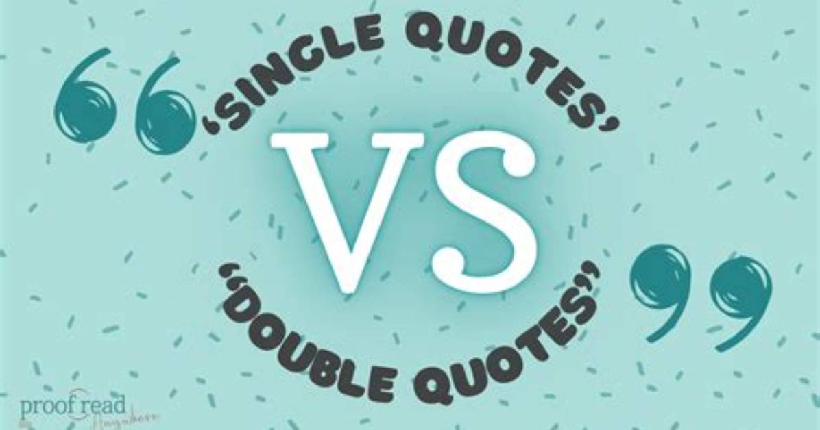 What Is the Difference Between Single-Quoted and Double-Quoted Strings in Php?