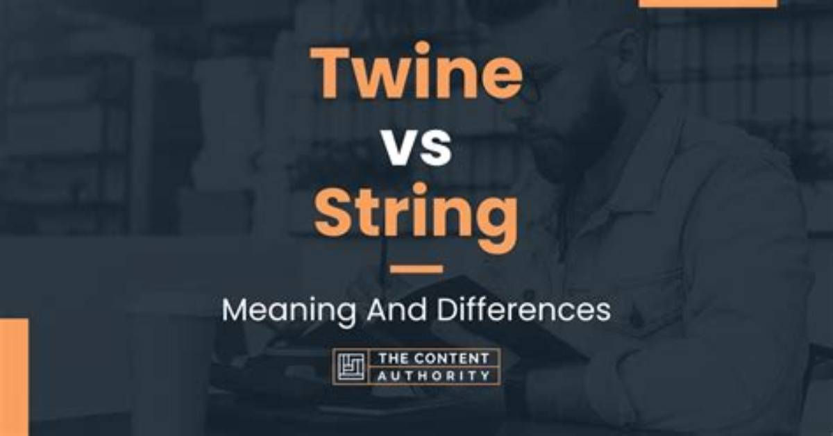 What Is the Difference Between Twine and Jute
