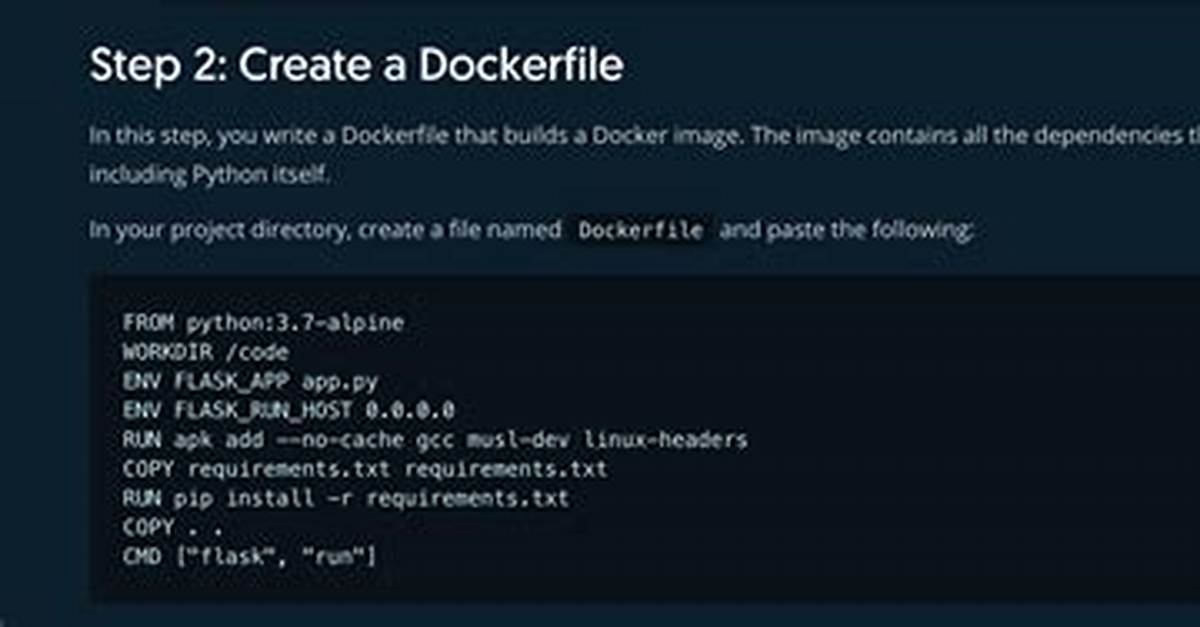 What Is The. Dockerfile Extension?
