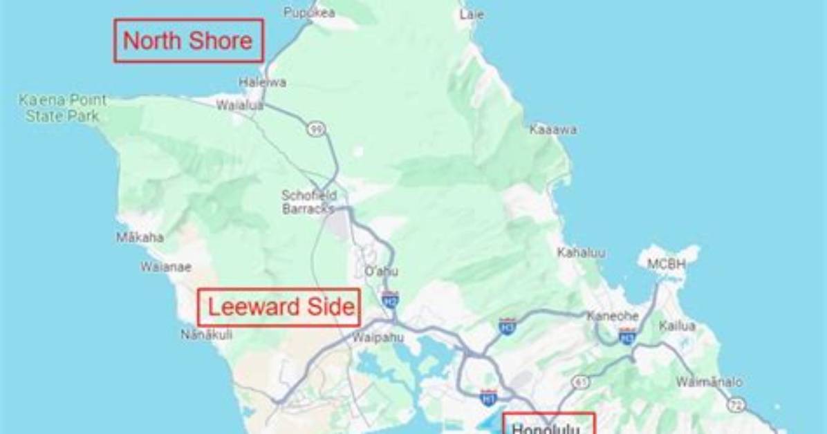 What Is the Leeward Side of Oahu?