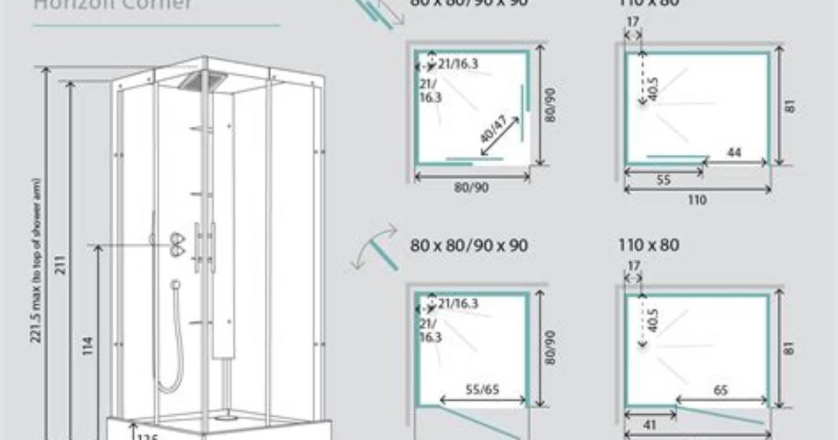 What Is the Minimum Shower Door Width