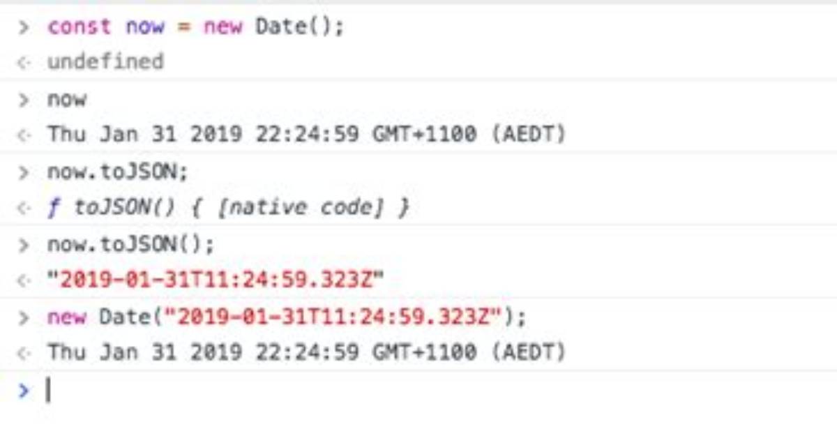 What Is the "Right" Json Date Format?