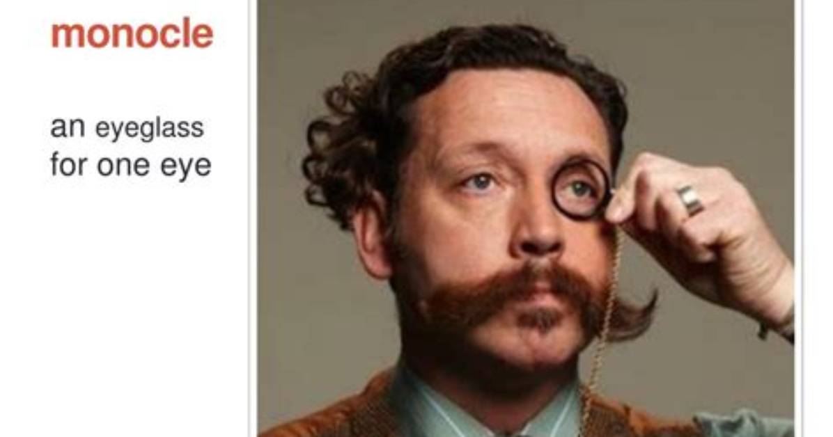 What Is the Root Word of Monocle?
