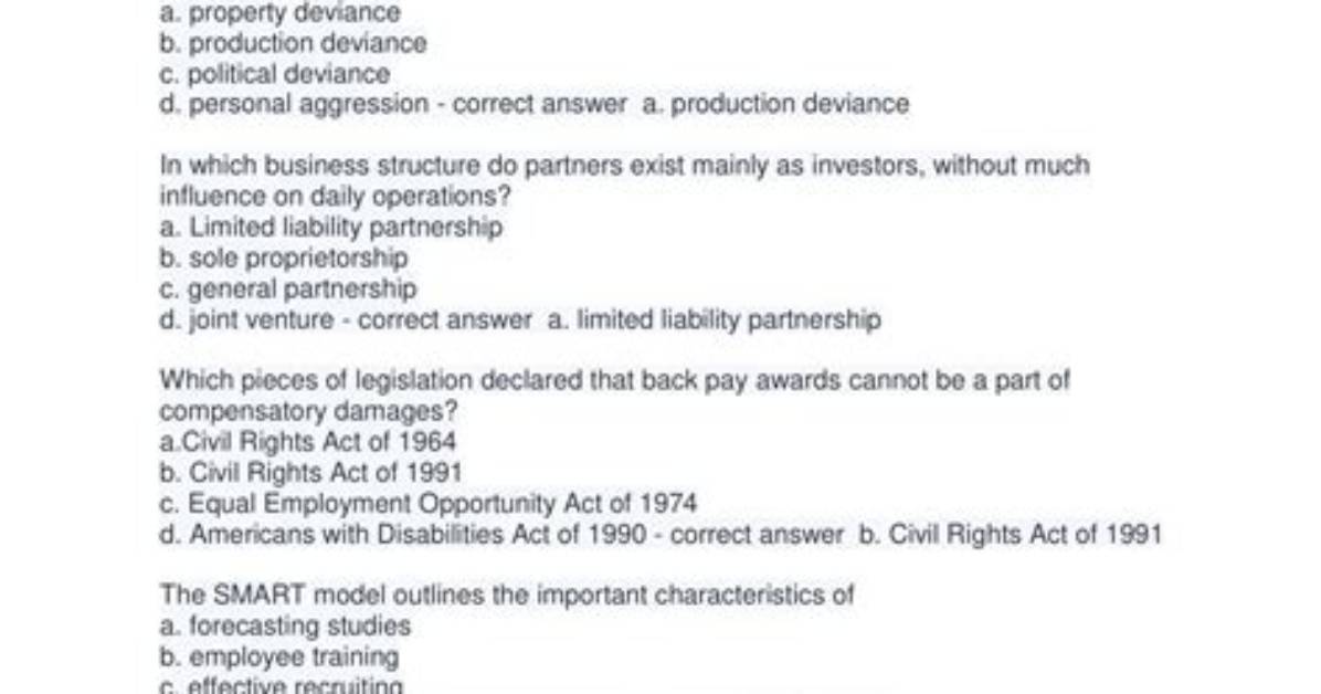 What Is the Shrm Cp Test