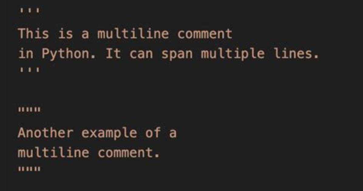 What Is the Syntax for a Multiline String Literal?