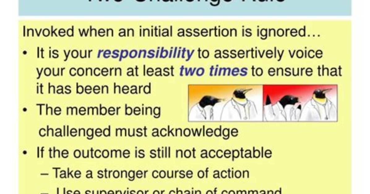 What Is the Two Challenge Rule