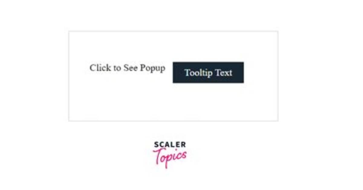 What Is Tooltip Text in Html?
